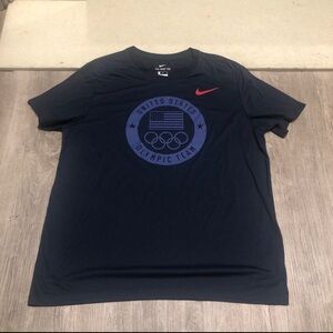Nike Men's Dark Blue Olympic Team Tee